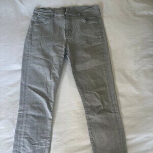 Light grey Citizens of Humanity Jeans, Rocket Crop, Size 29